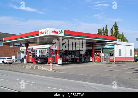 Star-Tankstelle in Eckernförde, Deutschland Stockfoto