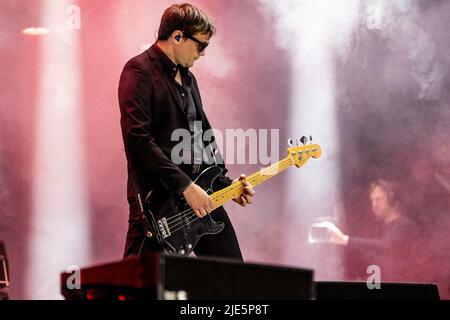 Landgraaf, Niederlande 19. juni 2022 Interpol live beim Pinkpop Festival 2022 © Roberto Finizio/ Alamy Stockfoto