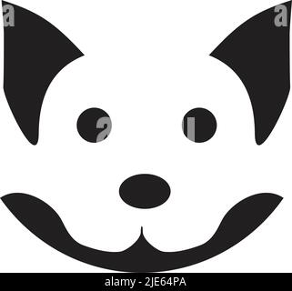 Dog Icon Logo Design Inspiration Vektor Illustration Vorlage Stock Vektor