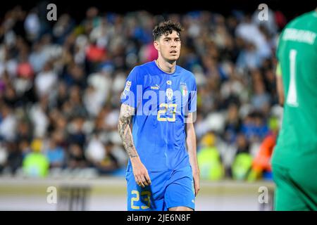 Stadion Dino Manuzzi, Cesena, Italien, 07. Juni 2022, Italiens Alessandro Bastoni-Porträt während Italien vs. Ungarn (Portraitarchiv) - Fußball UEFA Stockfoto