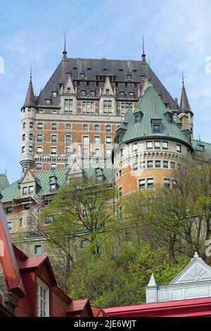 Fairmont Le Château Frontenac, Oberstadt, Quebec City, Ville de Québec, Provinz Quebec, Kanada, Nordamerika Stockfoto