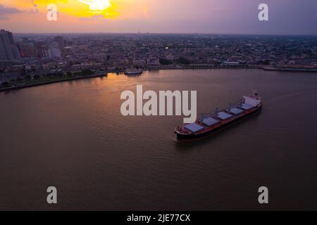 Luftaufnahme von New Orleans Stockfoto