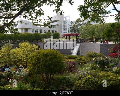 Getty Center Central Garden, Mai 2011 Stockfoto
