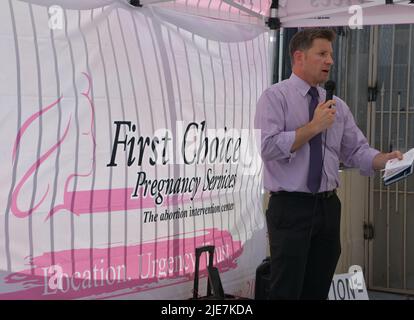 Las Vegas, NV, USA. 25.. Juni 2022. Ehrung unseres Vergessenen Babys Memorial bei First Choice Pregnancy Services in Las Vegas, Nevada, am 25. Juni 2022. Quelle: Dee Cee Carter/Media Punch/Alamy Live News Stockfoto