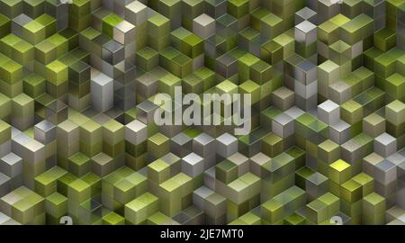 Abstrahieren sie 3D Würfel Stockfoto