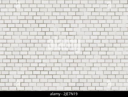 Weißgraue Ziegelwand Stockfoto