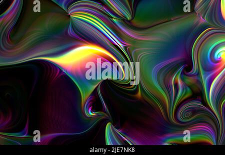 Dynamischer psychedelischer Hintergrund Stockfoto