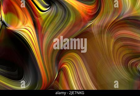 Dynamischer psychedelischer Hintergrund Stockfoto