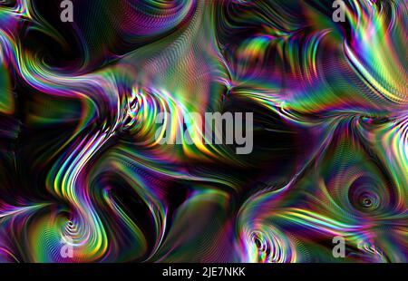 Dynamischer psychedelischer Hintergrund Stockfoto