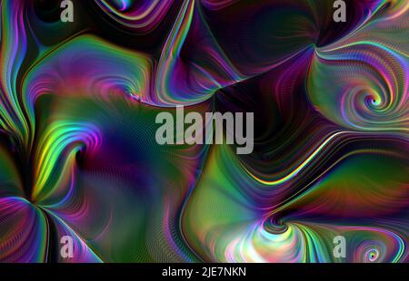 Dynamischer psychedelischer Hintergrund Stockfoto