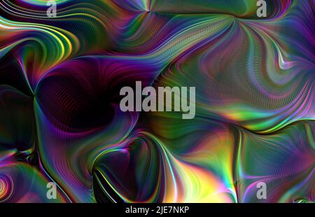 Dynamischer psychedelischer Hintergrund Stockfoto