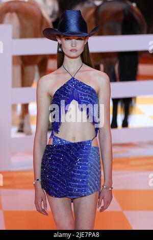 Paris, Frankreich. 25.. Juni 2022. CASCA SS23 Runway während der Paris Fashion Week Menswear am 2022. Juni - Paris, Frankreich. 25/06/2022 Credit: dpa/Alamy Live News Stockfoto