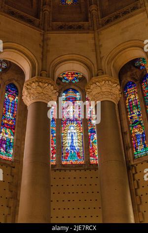 Innenraum der St. John the Divine Kathedrale in New York Stockfoto