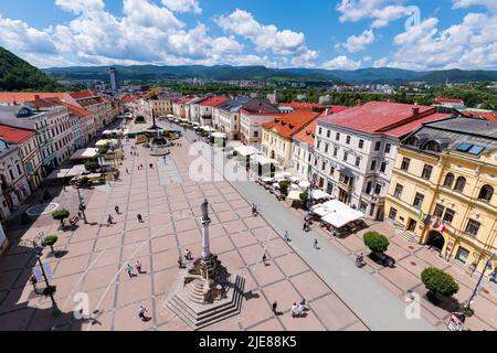 Slowakischer Nationalaufstandsplatz in Banska Bystrica, Slowakei Stockfoto