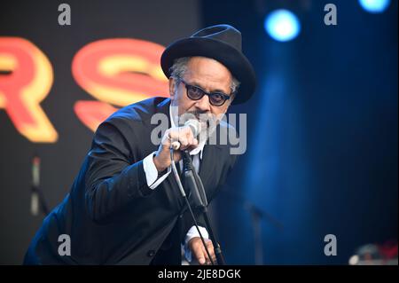 Jo Boxers , Auftritt beim Lets Rock Leeds 80s Festival , Großbritannien , 25.06.2022 Stockfoto