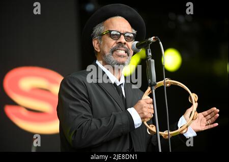 Jo Boxers , Auftritt beim Lets Rock Leeds 80s Festival , Großbritannien , 25.06.2022 Stockfoto