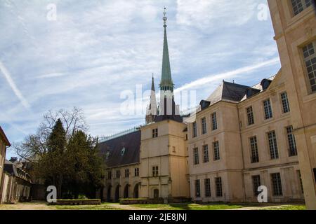 Nancy, Frankreich, 18. April 2022. Das Lorraine Museum, auch Palast der Herzöge von Lothringen genannt, ist das historische Museum der Region Lothringen, Stockfoto