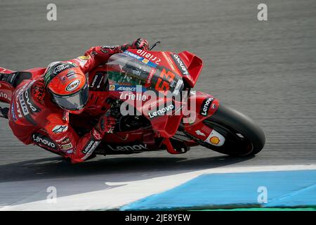 26. Juni 2022, TT Circuit Assen, Assen, großer Preis der Niederlande 2022, auf dem Bild Francesco Bagnaia aus Italien, Ducati Lenovo Team Stockfoto