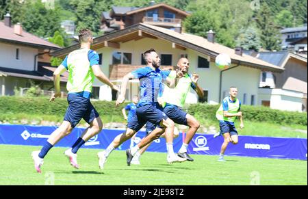 KSC Training Karlsruher SC Austria Neuzugang Simone Rapp Neukirchen Großvenediger zweite Liga Stockfoto