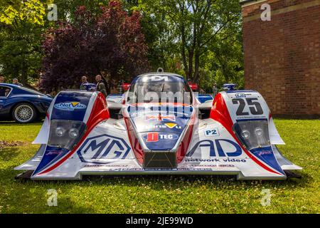 2008 Lola MG EX265C Le Mans Rennwagen auf dem Bicester Scramble am 19.. Juni 2022 ausgestellt Stockfoto