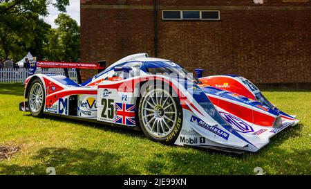 2008 Lola MG EX265C Le Mans Rennwagen auf dem Bicester Scramble am 19.. Juni 2022 ausgestellt Stockfoto