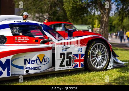 2008 Lola MG EX265C Le Mans Rennwagen auf dem Bicester Scramble am 19.. Juni 2022 ausgestellt Stockfoto