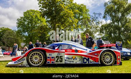 2008 Lola MG EX265C Le Mans Rennwagen auf dem Bicester Scramble am 19.. Juni 2022 ausgestellt Stockfoto