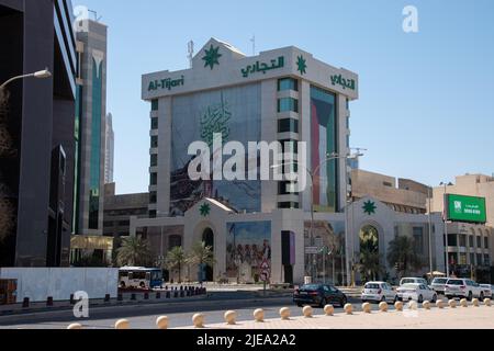 Kuwait-Stadt, Kuwait - März 23 2022: Das Al Tijari-Gebäude Stockfoto