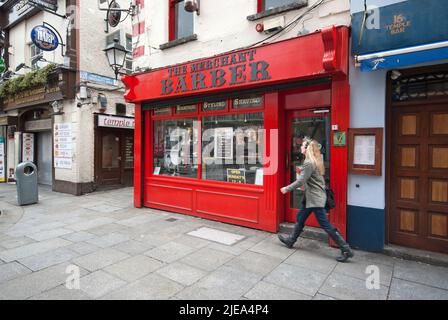 Der Merchant Barber Shop in Temple Stockfoto