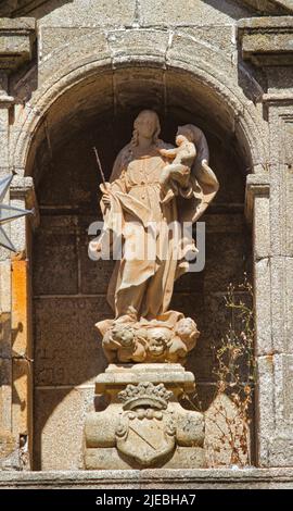 Die Altstadt von Caceres ist das wichtigste Zentrum der zivilen und religiösen Architektur für den spanischen Renaissance-Stil Stockfoto