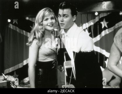 Der amerikanische Schauspieler Johnny Depp und die Schauspielerin Mary ...