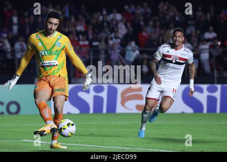 Sao Paulo, Brasilien. 26.. Juni 2022. SP - Sao Paulo - 06/26/2022 - BRASILIANISCHER A 2022, SAO PAULO X JUGEND - Cesar für Juventude während eines Spiels gegen Sao Paulo im Morumbi Stadion für die brasilianische Meisterschaft A 2022. Foto: Marcello Zambrana/AGIF/Sipa USA Quelle: SIPA USA/Alamy Live News Stockfoto