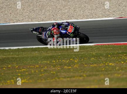 06/26/2022, TT Circuit Assen, Assen, Dutch Grand Prix 2022, auf dem Bild Fabio Quartararo aus Frankreich, Monster Energy Yamaha MotoGP Stockfoto