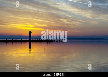 Leuchtturm Podersdorf 4 Stockfoto