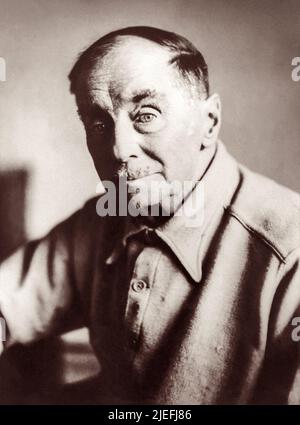 H. G. Wells (1866-1946), britischer Autor der Science-Fiction-Klassiker The war of the Worlds, The Invisible man, The Time Machine und The Island of Dr. Moreau. (Foto: 1944) Stockfoto