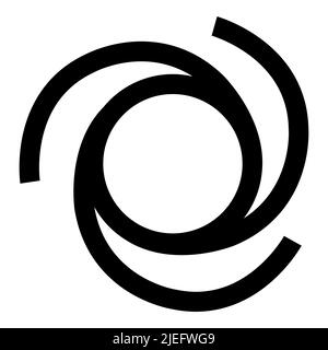 Vorsicht beim automatischen Start-Symbol-Zeichen Isolieren auf weißem Hintergrund, Vektorgrafik EPS.10 Stock Vektor