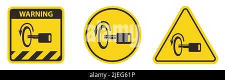 Motorsymbol auf weißem Hintergrund abschalten, Vektorgrafik EPS.10 Stock Vektor