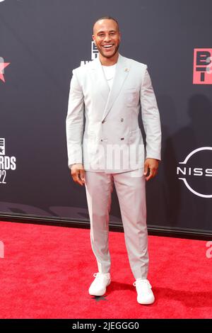 LOS ANGELES - 26. JUNI: Devon Franklin bei den 2022 BET Awards am 26. Juni 2022 in Los Angeles, CA, im Microsoft Theater Stockfoto