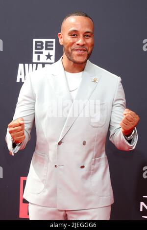 LOS ANGELES - 26. JUNI: Devon Franklin bei den 2022 BET Awards am 26. Juni 2022 in Los Angeles, CA, im Microsoft Theater Stockfoto