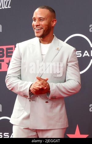 LOS ANGELES - 26. JUNI: Devon Franklin bei den 2022 BET Awards am 26. Juni 2022 in Los Angeles, CA, im Microsoft Theater Stockfoto