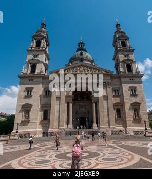 St.-Stephans-Basilika (Szent István Bazilika) Budapest, Ungarn Stockfoto