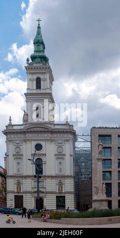 Ungarn, Budapest St.-Anna-Pfarrkirche im Stadtzentrum Bezirk V (Servita-Kirche) Stockfoto