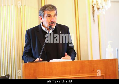 Roberto Salvarezza ist Wissenschaftler und Politiker und diente von Dezember 2019 bis September 2021 als Minister für Wissenschaft, Technologie und Innovation. Stockfoto