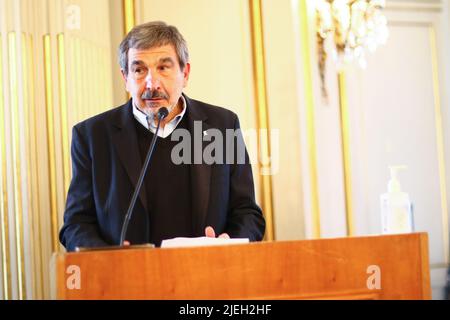 Roberto Salvarezza ist Wissenschaftler und Politiker und diente von Dezember 2019 bis September 2021 als Minister für Wissenschaft, Technologie und Innovation. Stockfoto