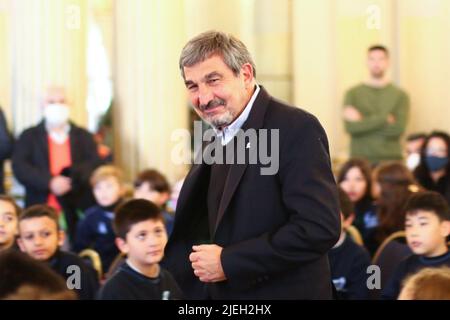 Roberto Salvarezza ist Wissenschaftler und Politiker und diente von Dezember 2019 bis September 2021 als Minister für Wissenschaft, Technologie und Innovation. Stockfoto