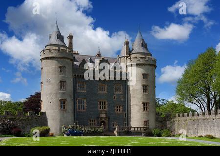 Das Schloss Killyleagh, Killyleagh, County Down, Nordirland, Grossbritannien , Killyleagh Castle, Sommer, Stockfoto