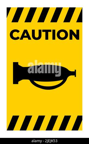 Verwenden Sie Den Ton Nicht, Verwenden Sie Das Horn-Zeichen-Isolat Auf Weißem Hintergrund Nicht, Vektorgrafik Stock Vektor