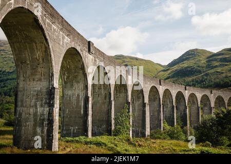 Glenfinnan Viadukt Stockfoto