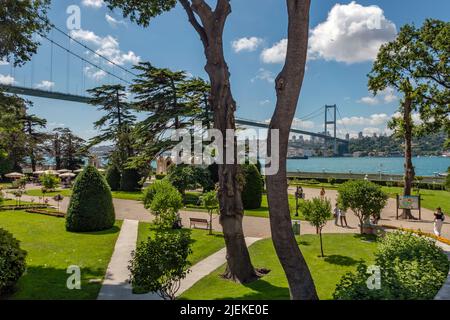 Der Beylerbeyi Palast im Stadtteil Uskudar in Istanbul, Türkei Stockfoto