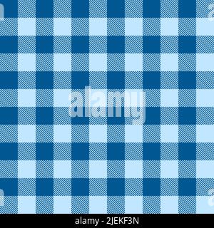 Karo Stoff Textil kariert Raster Muster horizontal abstrakt Hintergrund texturierte Tapete Vektor Illustration Stock Vektor